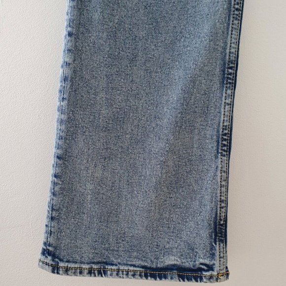 H&M Divided Flared Low Waist Jeans in Light Blue, Size UK 12 - Picture 5 of 8